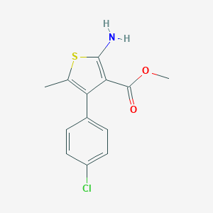 Methyl 2-amino-4-(4-chlorophenyl)-5-methylthiophene-3-carboxylate
