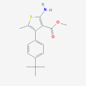 Methyl 2-amino-4-(4-tert-butylphenyl)-5-methylthiophene-3-carboxylate