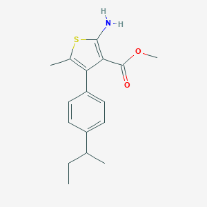Methyl 2-amino-4-(4-sec-butylphenyl)-5-methylthiophene-3-carboxylate
