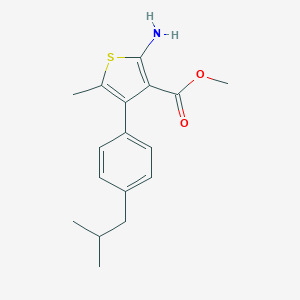 Methyl 2-amino-4-(4-isobutylphenyl)-5-methylthiophene-3-carboxylate
