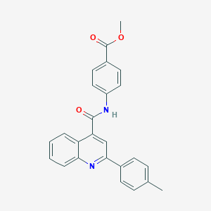 Methyl 4-({[2-(4-methylphenyl)-4-quinolinyl]carbonyl}amino)benzoate