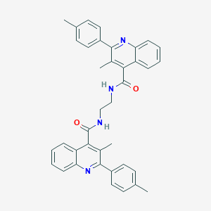 3-methyl-N-[2-({[3-methyl-2-(4-methylphenyl)-4-quinolinyl]carbonyl}amino)ethyl]-2-(4-methylphenyl)-4-quinolinecarboxamide