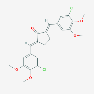 2,5-Bis(3-chloro-4,5-dimethoxybenzylidene)cyclopentanone