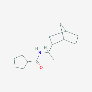 N-(1-Bicyclo[2.2.1]hept-2-ylethyl)cyclopentanecarboxamide
