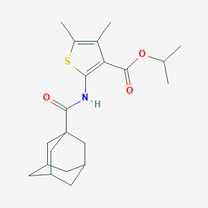 Isopropyl 2-[(1-adamantylcarbonyl)amino]-4,5-dimethyl-3-thiophenecarboxylate