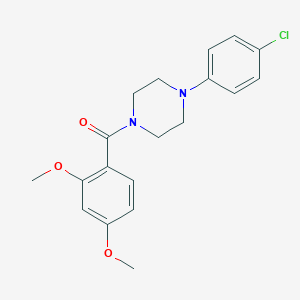 1-(4-Chlorophenyl)-4-(2,4-dimethoxybenzoyl)piperazine