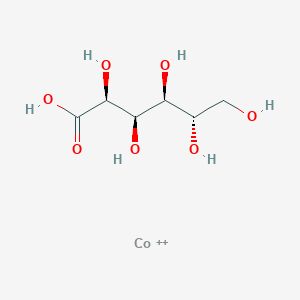molecular formula C6H12CoO7+2 B044269 Cobalt(II) gluconate hydrate CAS No. 71957-08-9