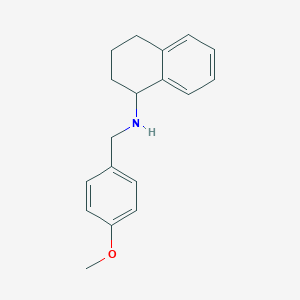 N-[(4-methoxyphenyl)methyl]-1,2,3,4-tetrahydronaphthalen-1-amine