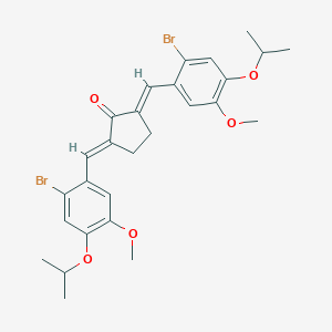 2,5-Bis(2-bromo-4-isopropoxy-5-methoxybenzylidene)cyclopentanone