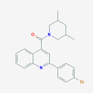 2-(4-Bromophenyl)-4-[(3,5-dimethyl-1-piperidinyl)carbonyl]quinoline