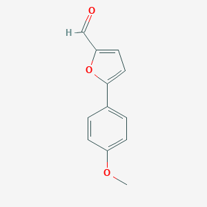 molecular formula C12H10O3 B044272 5-(4-Methoxyphenyl)furan-2-carbaldehyde CAS No. 34070-33-2