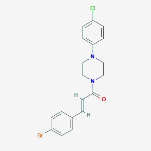 1-[3-(4-Bromophenyl)acryloyl]-4-(4-chlorophenyl)piperazine