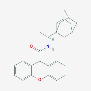 molecular formula C26H29NO2 B442750 N-[1-(1-adamantyl)ethyl]-9H-xanthene-9-carboxamide 
