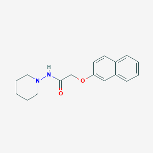 molecular formula C17H20N2O2 B442762 2-(2-naphthyloxy)-N-piperidin-1-ylacetamide 