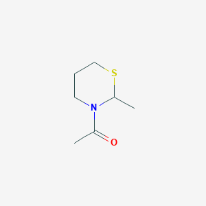 molecular formula C7H13NOS B044277 1-(2-Methyl-1,3-thiazinan-3-yl)ethanone CAS No. 118515-27-8