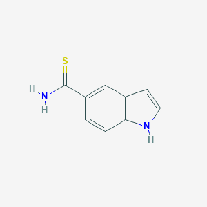 molecular formula C9H8N2S B044278 1H-Indole-5-carbothioamide CAS No. 114948-09-3