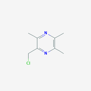 molecular formula C8H11ClN2 B044281 2-Chloromethyl-3,5,6-trimethyl-pyrazine CAS No. 123624-90-8