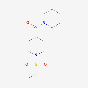 molecular formula C13H24N2O3S B4428520 [1-(Ethylsulfonyl)piperidin-4-yl](piperidin-1-yl)methanone 
