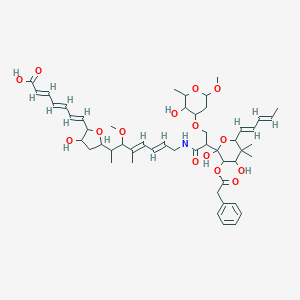 molecular formula C51H71NO15 B044286 Phenelfamycin A CAS No. 118498-91-2