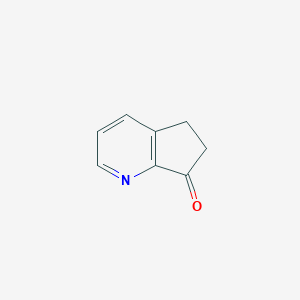 molecular formula C8H7NO B044290 5H-cyclopenta[b]pyridin-7(6H)-one CAS No. 31170-78-2