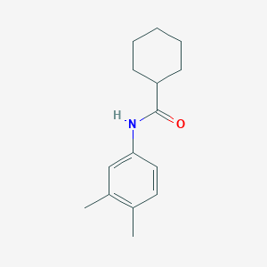 molecular formula C15H21NO B442902 N-(3,4-dimethylphenyl)cyclohexanecarboxamide 