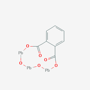 molecular formula C8H4O6Pb3 B044304 2,4,6,8,3,5,7-苯并四氧三铅环十一因-3,5,7-亚甲基，1,9-二氢-1,9-二氧代- CAS No. 17976-43-1