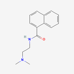 molecular formula C15H18N2O B4430668 N-[2-(dimethylamino)ethyl]naphthalene-1-carboxamide CAS No. 50341-62-3