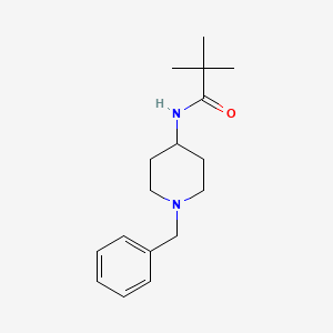 molecular formula C17H26N2O B4430673 N-(1-benzylpiperidin-4-yl)-2,2-dimethylpropanamide CAS No. 883807-07-6