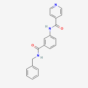 molecular formula C20H17N3O2 B4430813 N-[3-(benzylcarbamoyl)phenyl]pyridine-4-carboxamide CAS No. 925145-55-7
