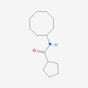 molecular formula C14H25NO B443113 N-cyclooctylcyclopentanecarboxamide 