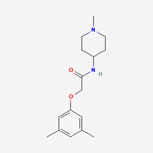 molecular formula C16H24N2O2 B4431209 2-(3,5-dimethylphenoxy)-N-(1-methylpiperidin-4-yl)acetamide 