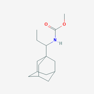 molecular formula C15H25NO2 B4431500 Methyl [1-(tricyclo[3.3.1.1~3,7~]dec-1-yl)propyl]carbamate 