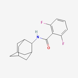 molecular formula C17H19F2NO B4432610 N-(adamantan-2-yl)-2,6-difluorobenzamide 