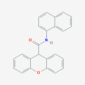 molecular formula C24H17NO2 B443284 N-(1-naphthyl)-9H-xanthene-9-carboxamide 