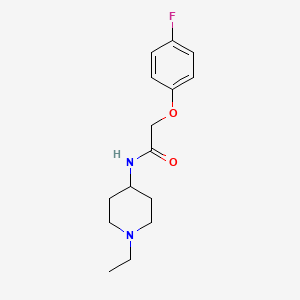 molecular formula C15H21FN2O2 B4432998 N-(1-ethylpiperidin-4-yl)-2-(4-fluorophenoxy)acetamide 