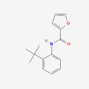 molecular formula C15H17NO2 B4433730 N-(2-tert-butylphenyl)furan-2-carboxamide 