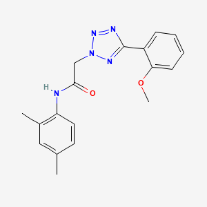 molecular formula C18H19N5O2 B4434538 N~1~-(2,4-DIMETHYLPHENYL)-2-[5-(2-METHOXYPHENYL)-2H-1,2,3,4-TETRAAZOL-2-YL]ACETAMIDE 
