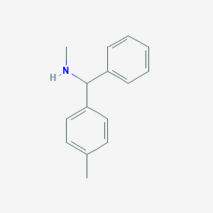 N-methyl-N-[(4-methylphenyl)(phenyl)methyl]amine