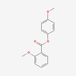 molecular formula C15H14O4 B4434917 o-Anisic acid, 4-methoxyphenyl ester 