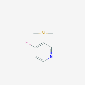molecular formula C8H12FNSi B044350 4-Fluoro-3-(trimethylsilyl)pyridine CAS No. 116922-61-3