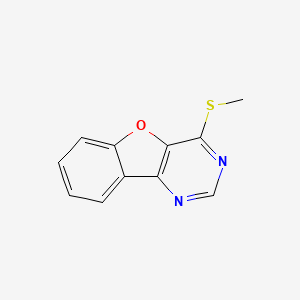 molecular formula C11H8N2OS B4435156 4-(Methylthio)benzofuro[3,2-d]pyrimidine CAS No. 62208-71-3