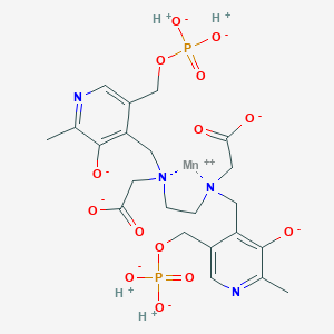 molecular formula C22H28MnN4O14P2-2 B044352 Manganese dipyridoxyl diphosphate CAS No. 119797-12-5