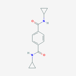 molecular formula C14H16N2O2 B443538 N~1~,N~4~-dicyclopropylterephthalamide CAS No. 401589-89-7