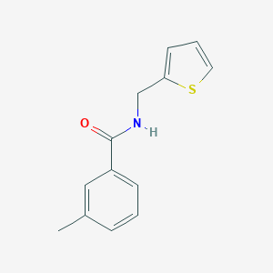 molecular formula C13H13NOS B443564 3-methyl-N-(thiophen-2-ylmethyl)benzamide CAS No. 438475-03-7
