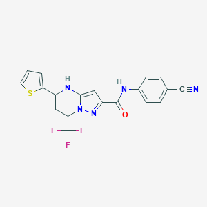 molecular formula C19H14F3N5OS B443648 H1Pvat 