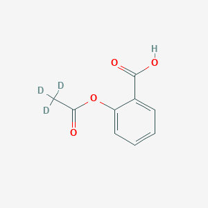 molecular formula C9H8O4 B044369 Aspirin CD3 CAS No. 921943-73-9