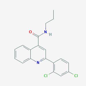 2-(2,4-dichlorophenyl)-N-propylquinoline-4-carboxamide