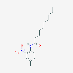 molecular formula C17H26N2O3 B443886 N-(4-methyl-2-nitrophenyl)decanamide 