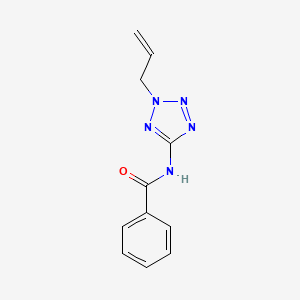 molecular formula C11H11N5O B4438958 N-[2-(prop-2-en-1-yl)-2H-tetrazol-5-yl]benzamide 