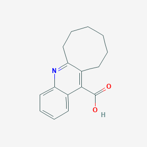 molecular formula C16H17NO2 B443914 6,7,8,9,10,11-Hexahydrocycloocta[b]quinoline-12-carboxylic acid CAS No. 16880-77-6